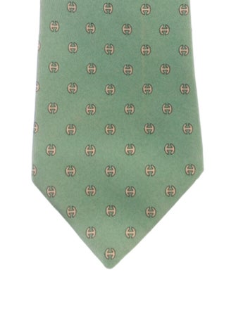 Hermès Silk Pattern Tie