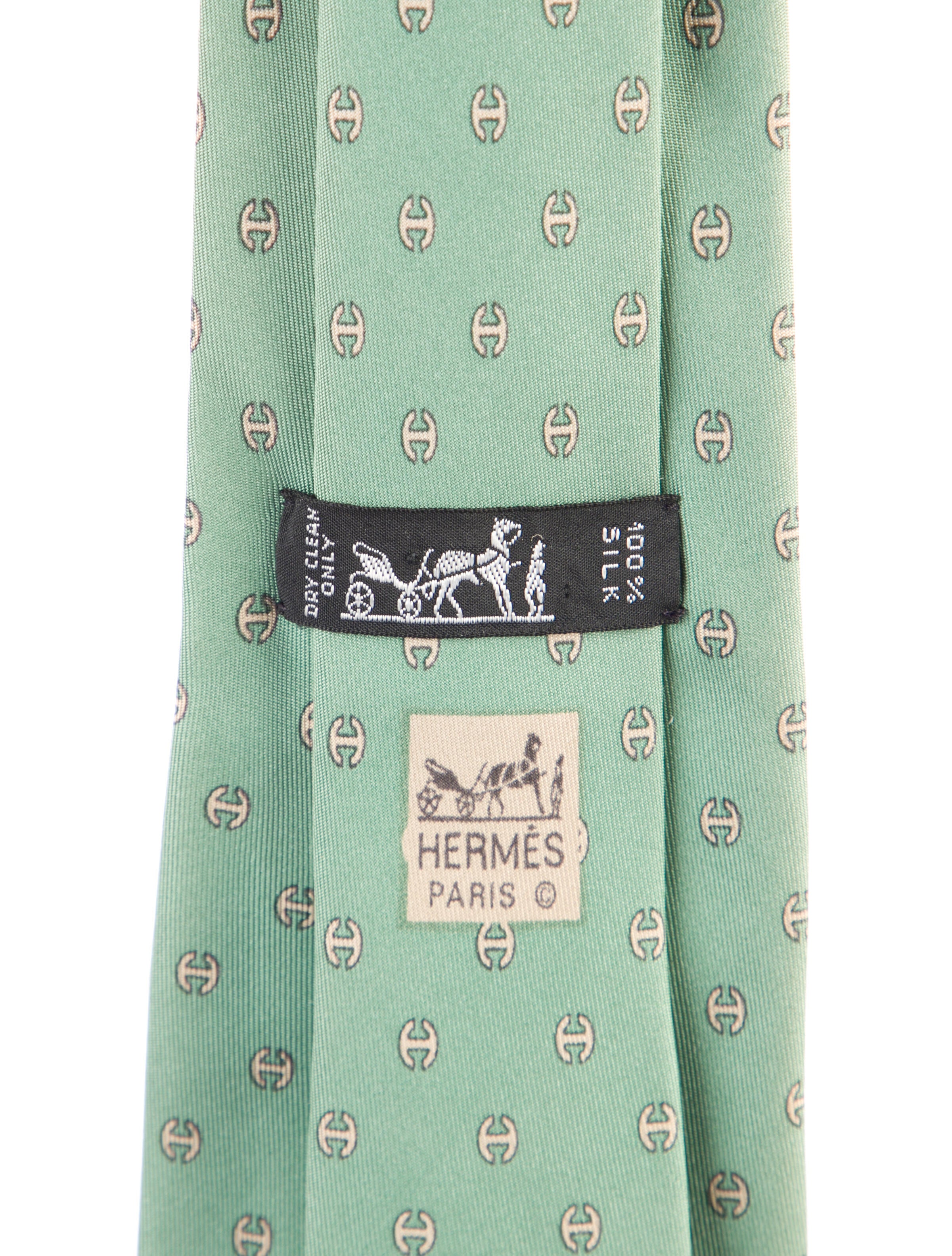 Hermès Silk Pattern Tie