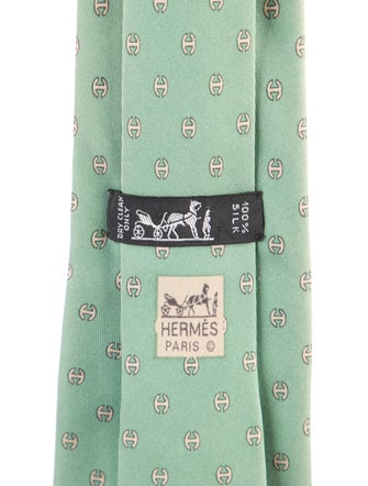 Hermès Silk Pattern Tie