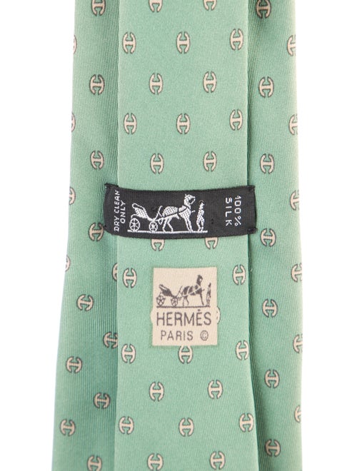 Hermès Silk Pattern Tie