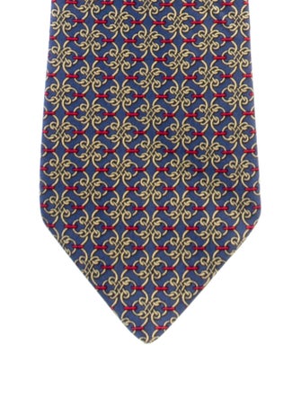 Hermès Silk Pattern Tie