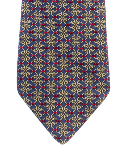 Hermès Silk Pattern Tie
