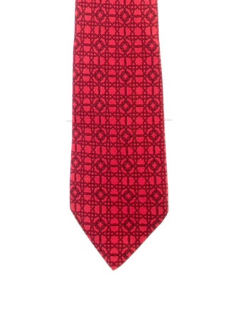Hermès Silk Pattern Tie