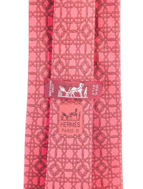 Hermès Silk Pattern Tie