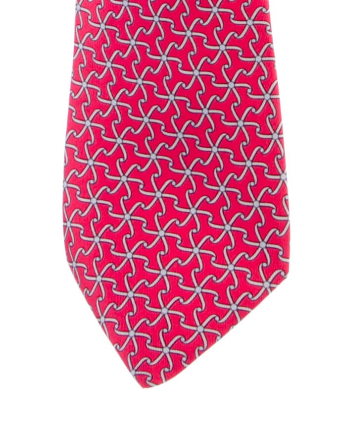 Hermès Silk Pattern Tie