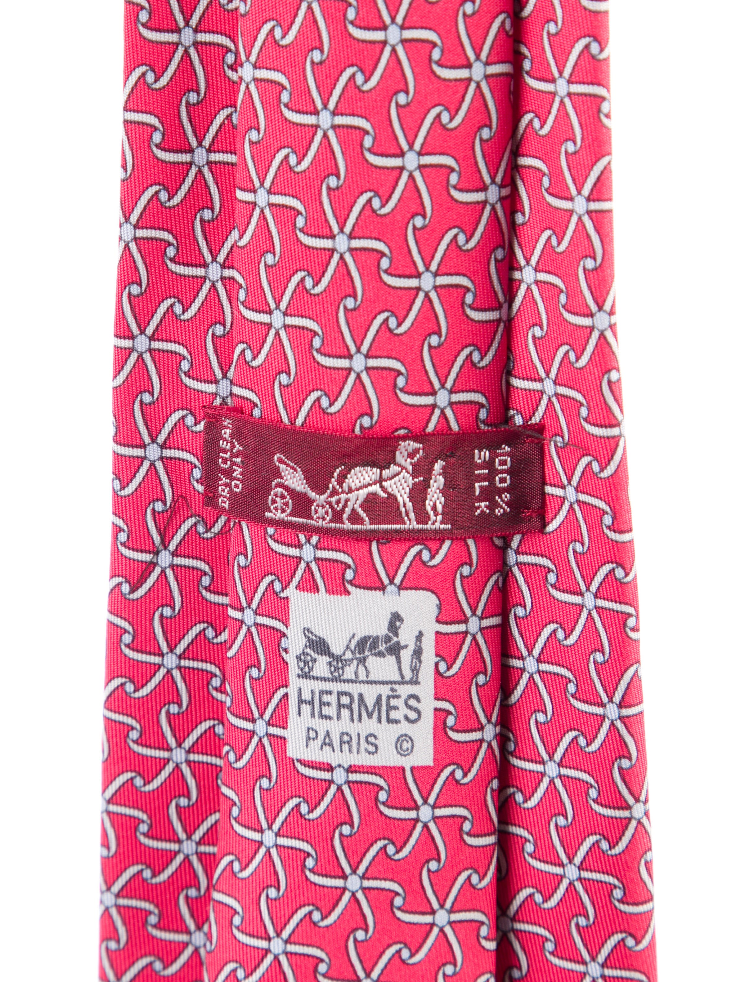 Hermès Silk Pattern Tie
