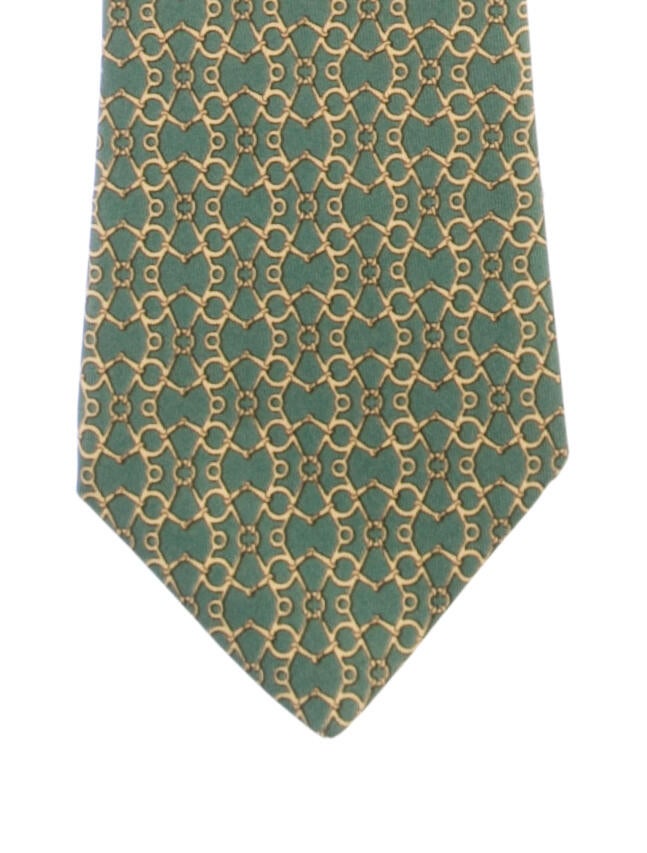 Hermès Silk Pattern Tie