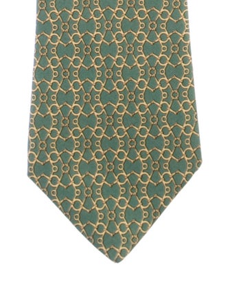 Hermès Silk Pattern Tie