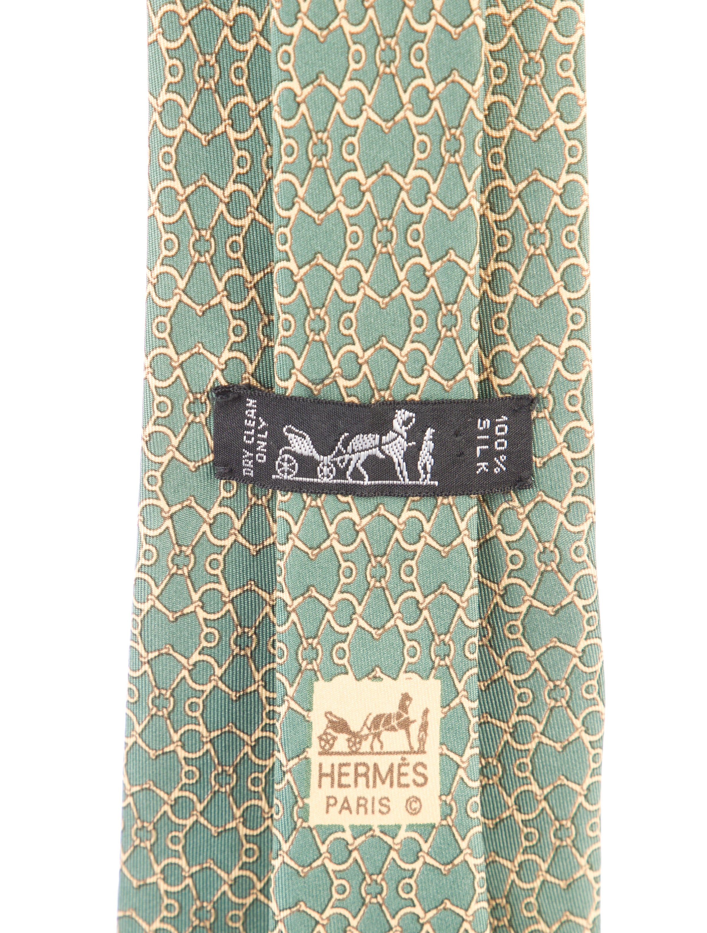 Hermès Silk Pattern Tie
