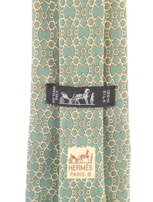 Hermès Silk Pattern Tie