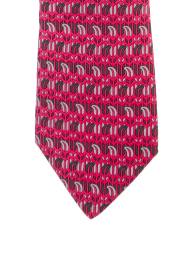 Hermès Silk Pattern Tie