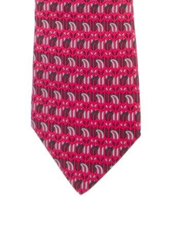 Hermès Silk Pattern Tie
