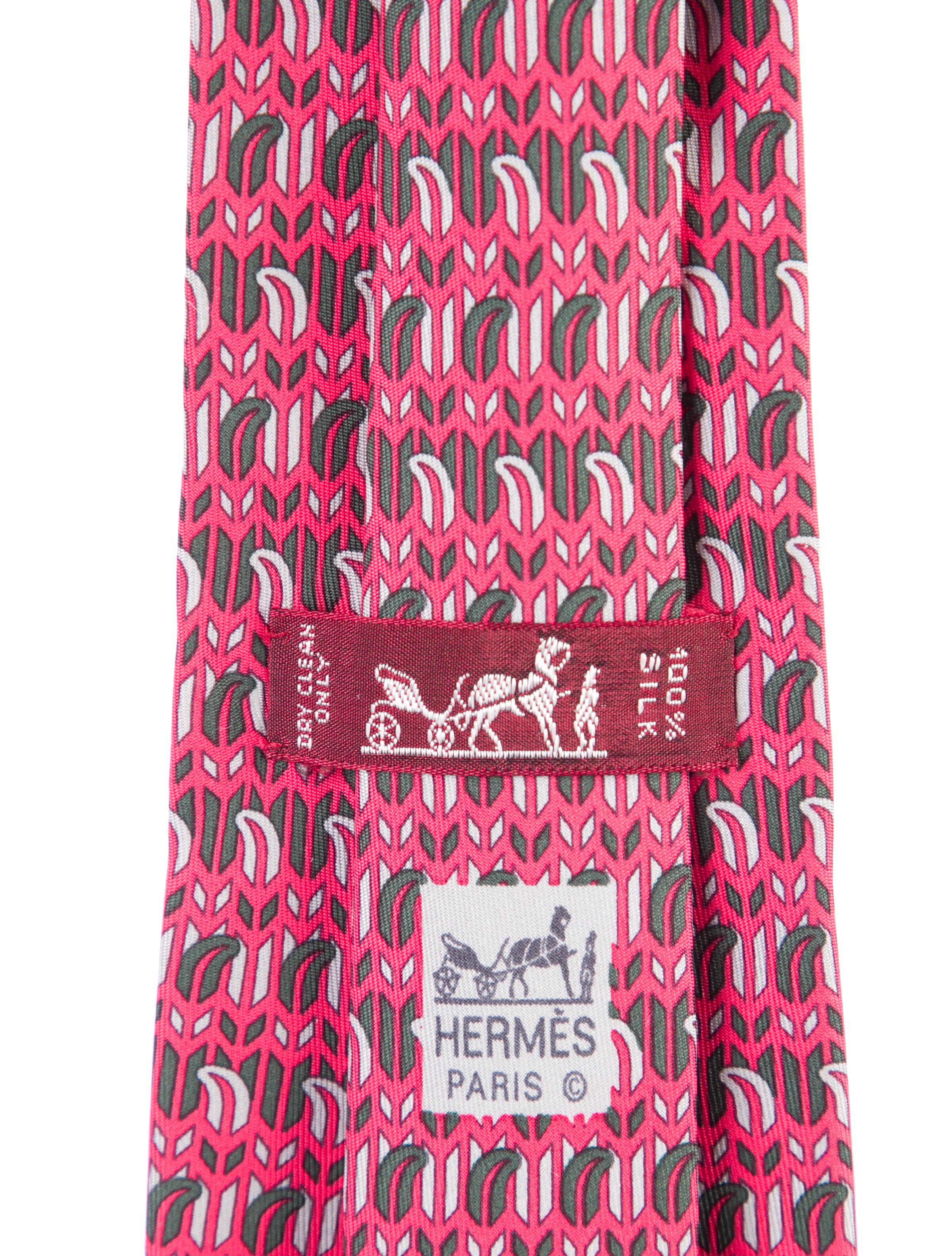 Hermès Silk Pattern Tie