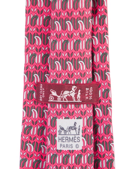 Hermès Silk Pattern Tie
