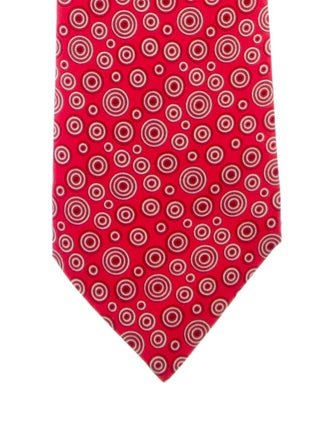 Hermès Silk Pattern Tie
