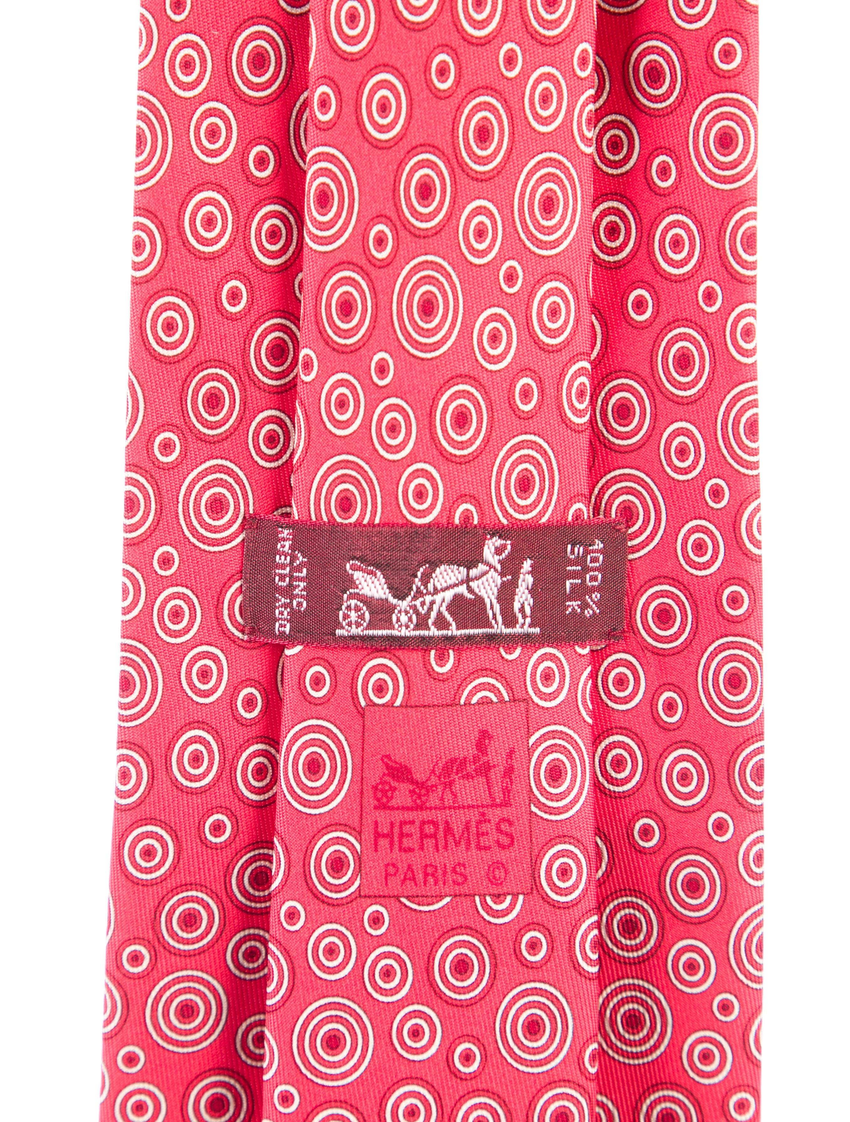 Hermès Silk Pattern Tie