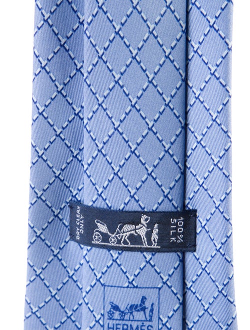 Hermès Silk Pattern Tie