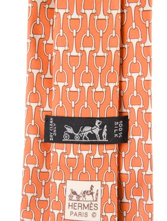 Hermès Silk Pattern Tie