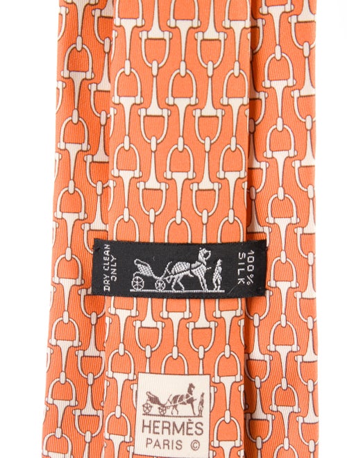 Hermès Silk Pattern Tie