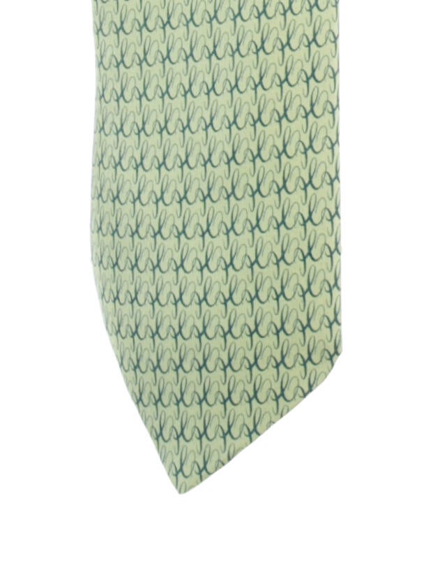 Hermès Silk Pattern Tie
