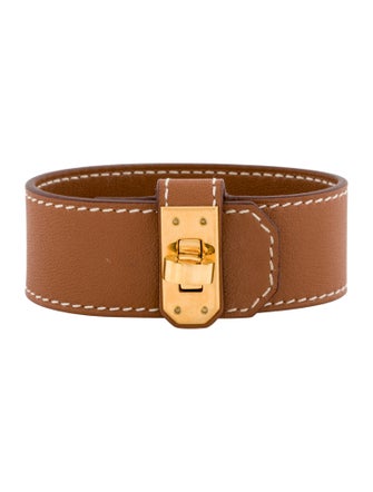 Hermès Leather Kelly Twist Wrap Bracelet
