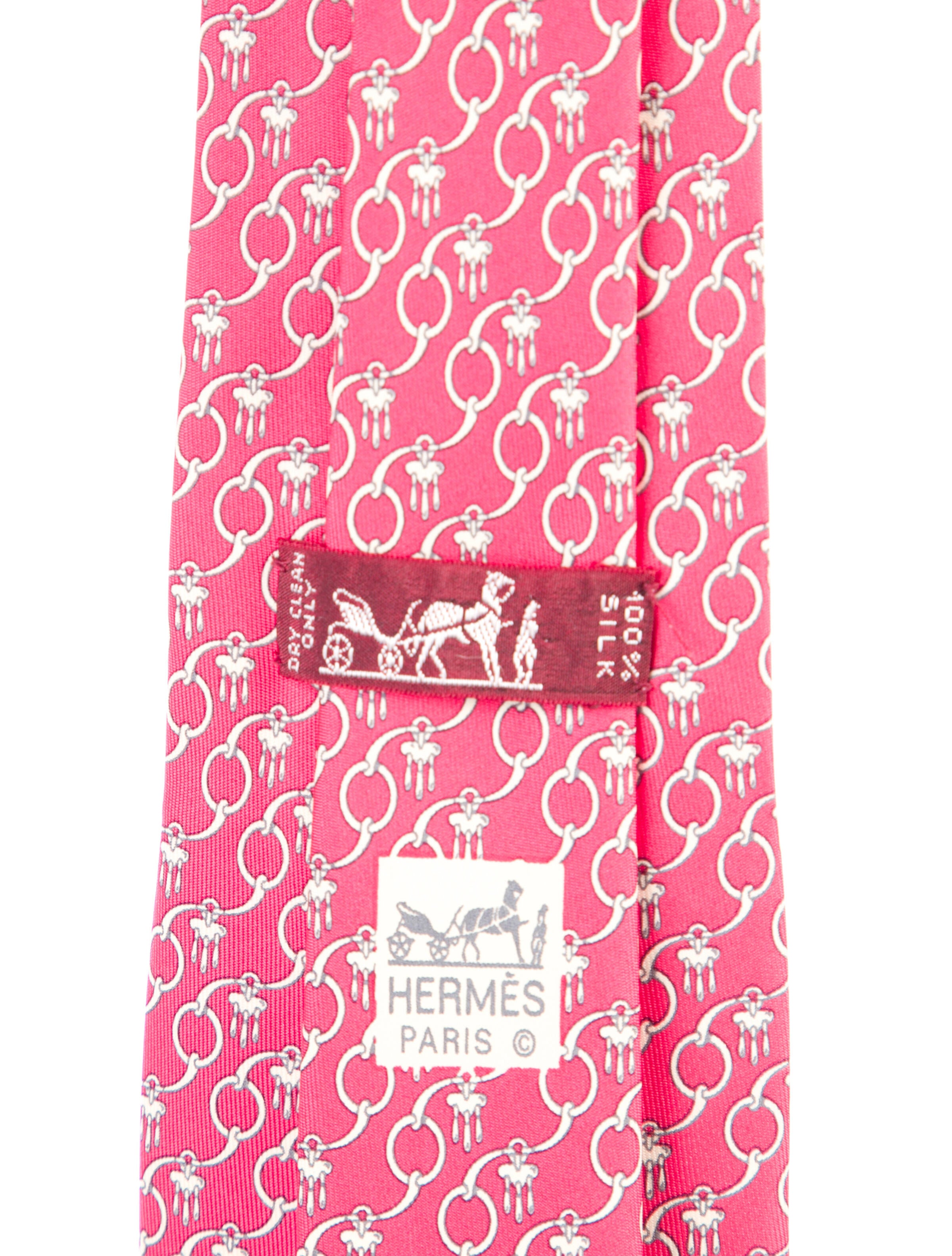 Hermès Silk Pattern Tie