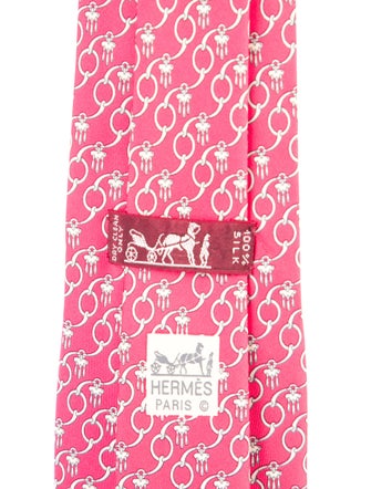 Hermès Silk Pattern Tie