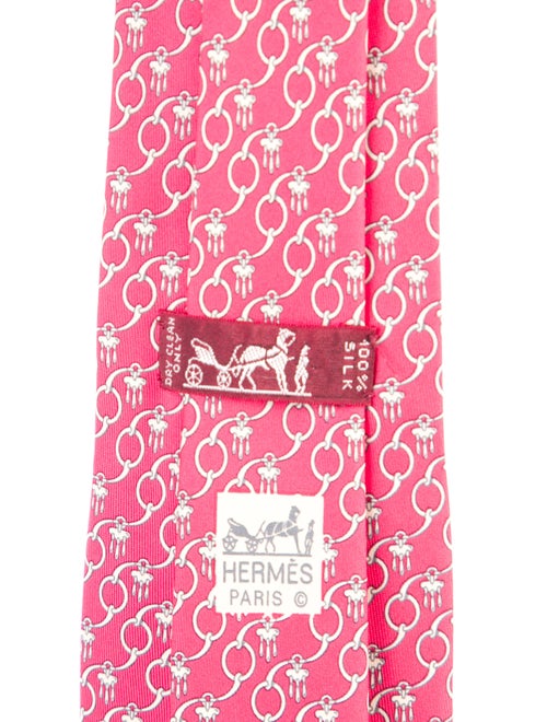 Hermès Silk Pattern Tie
