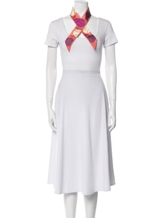 Hermès Balles De Tennis Silk Twilly Scarf