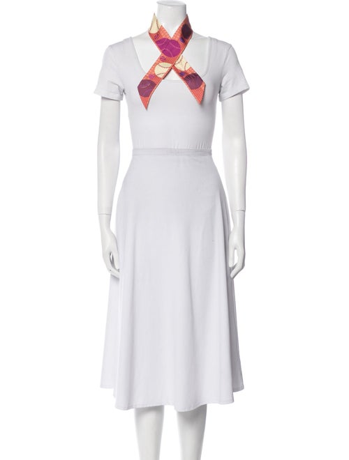 Hermès Balles De Tennis Silk Twilly Scarf