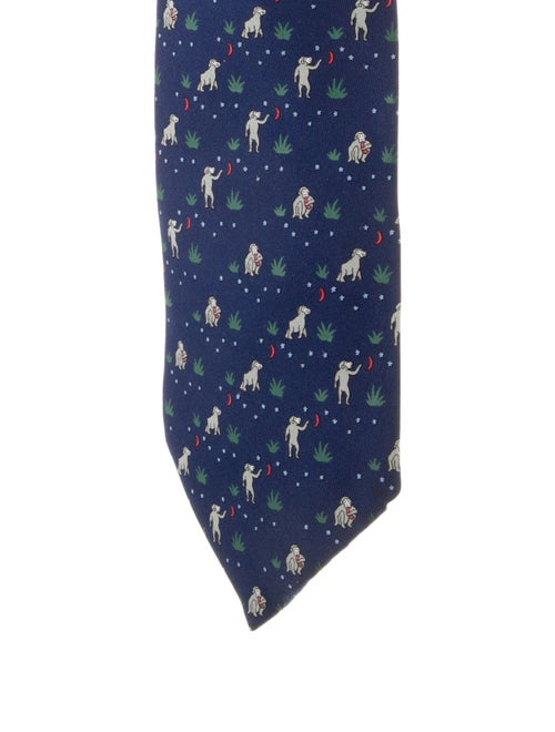 Hermès Silk Pattern Tie