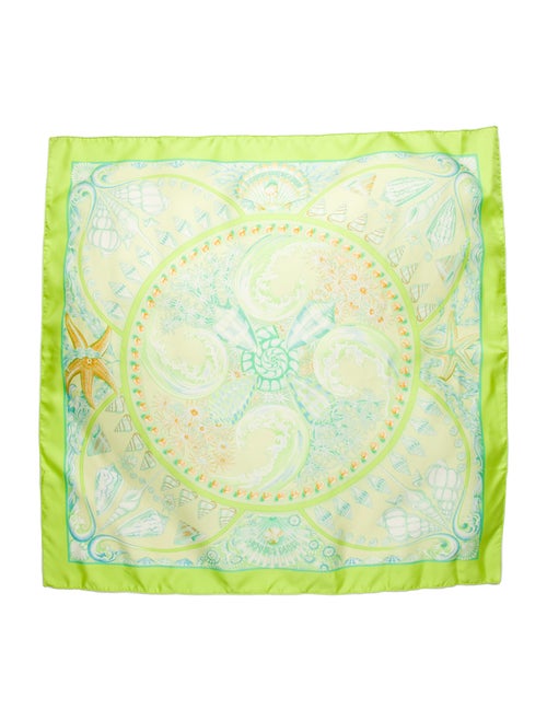 Hermès Parures Oceanes Silk Scarf