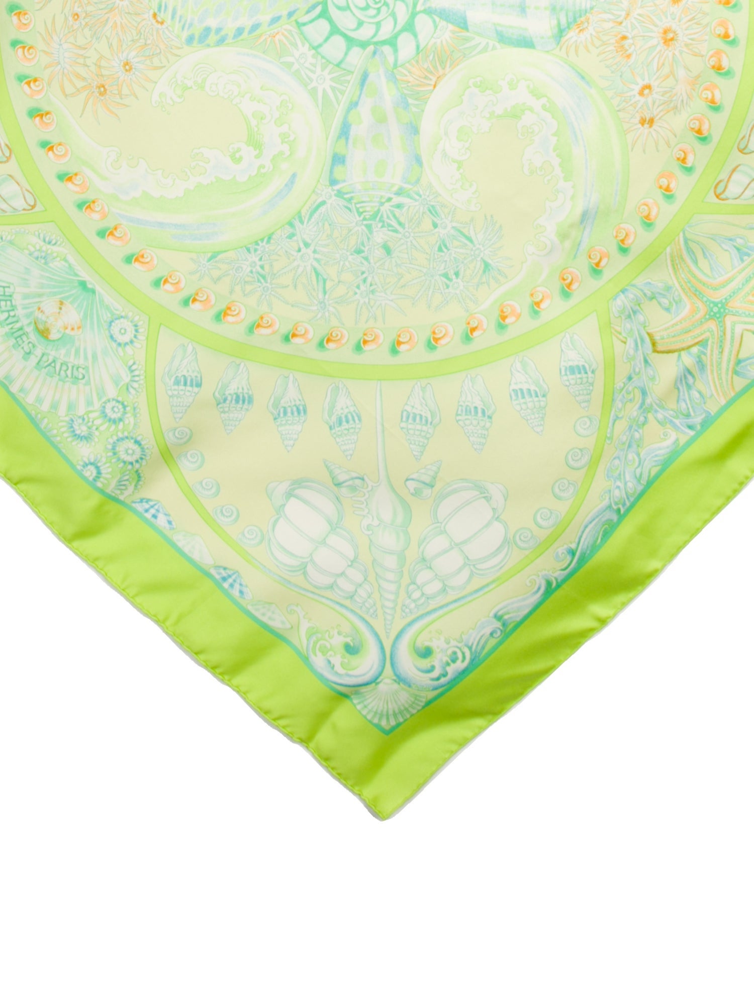Hermès Parures Oceanes Silk Scarf
