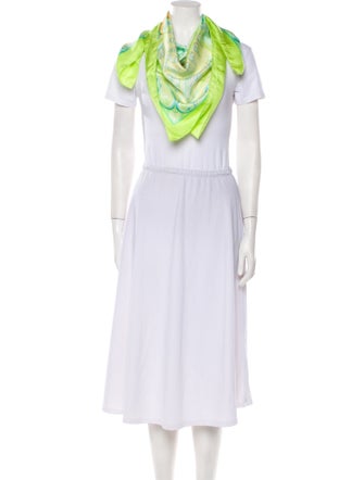 Hermès Parures Oceanes Silk Scarf