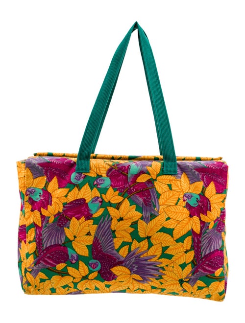Hermès Toile Les Perroquets Tote