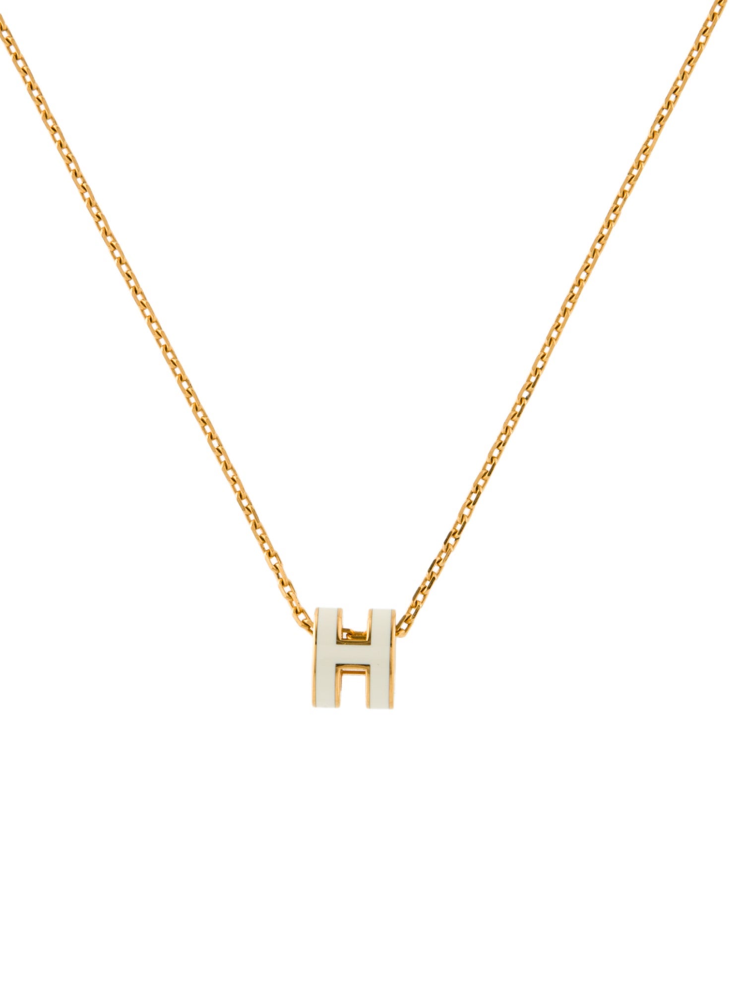 Hermès Mini Pop H Pendant Necklace