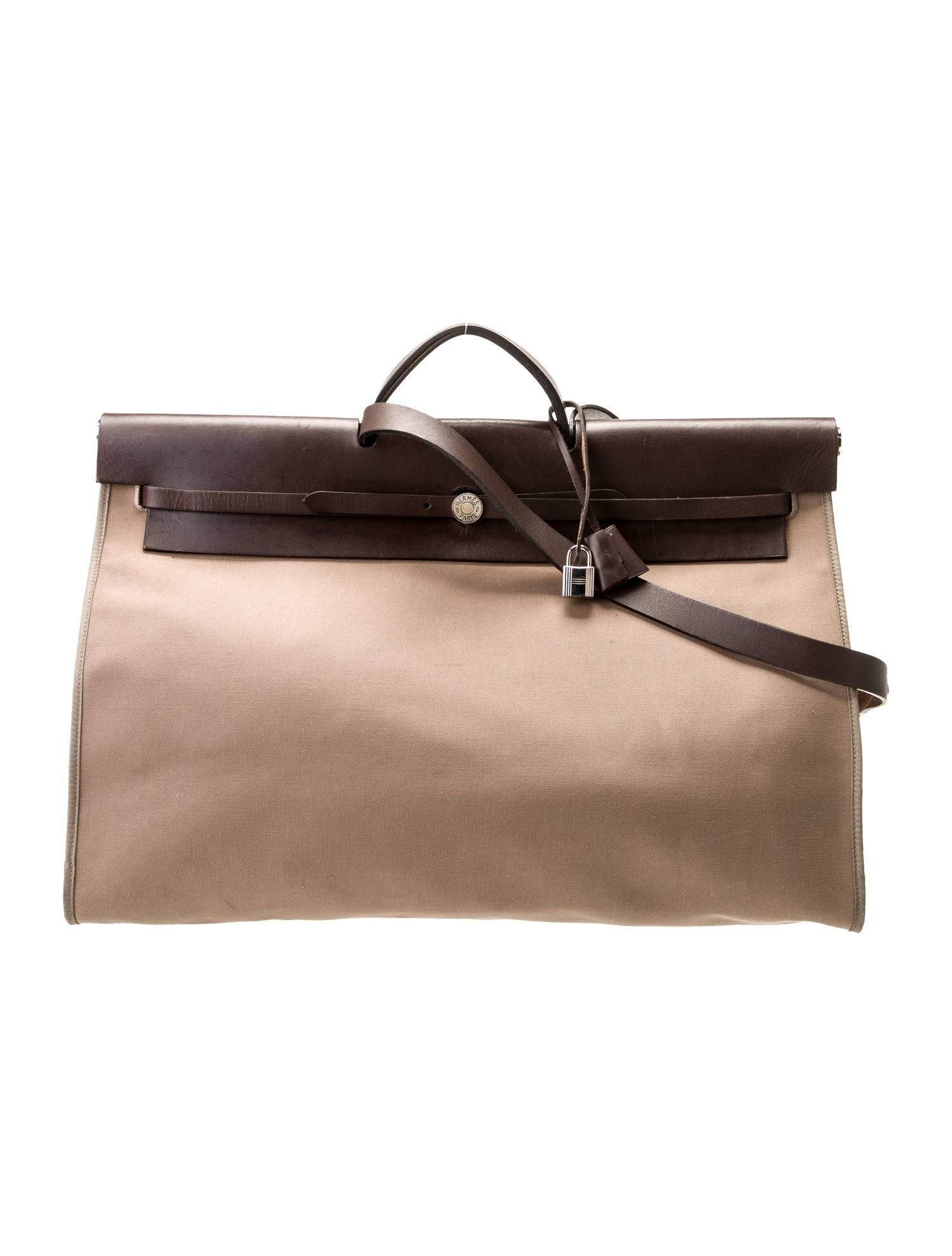 Hermès Toile Criss Viking Herbag Zip Cabine 50