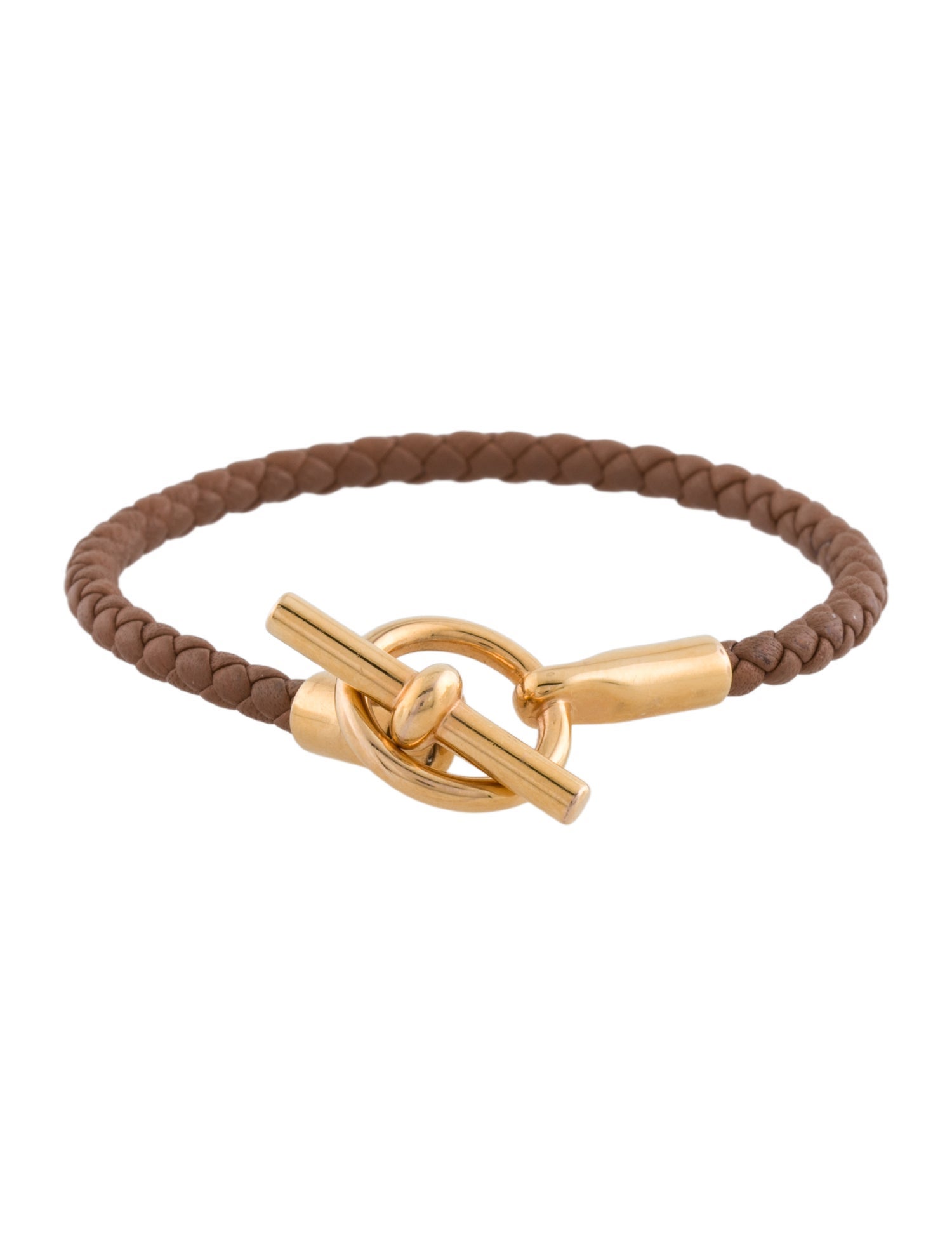 Hermès Leather Glenan Wrap Bracelet