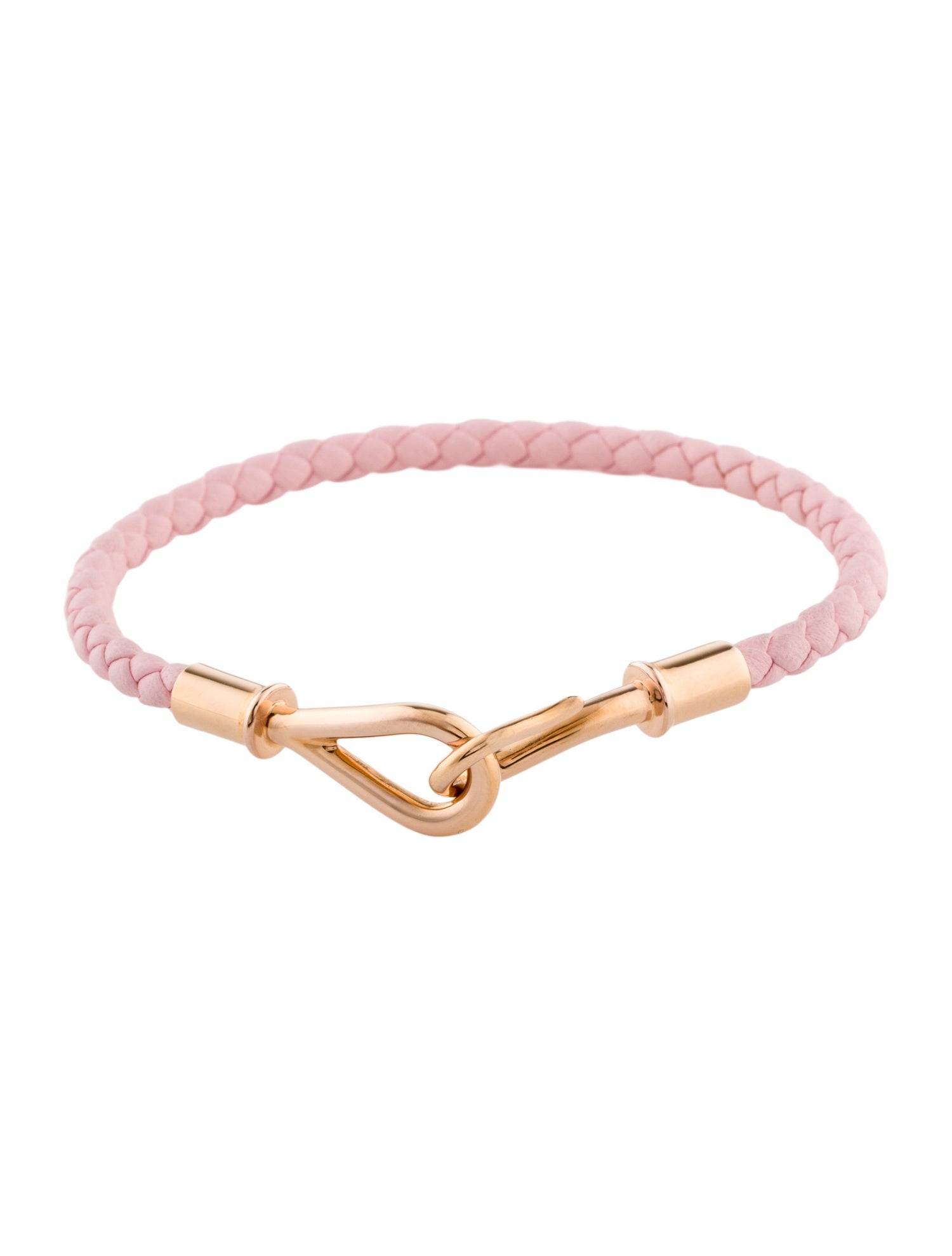 Hermès Leather Jumbo Hook Wrap Bracelet