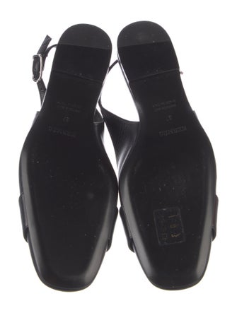 Hermès Innocente Leather Slingback Flats