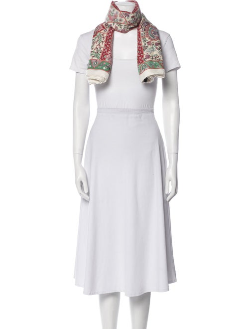 Hermès Au Pays des Oiseaux Fleurs Cashmere Shawl