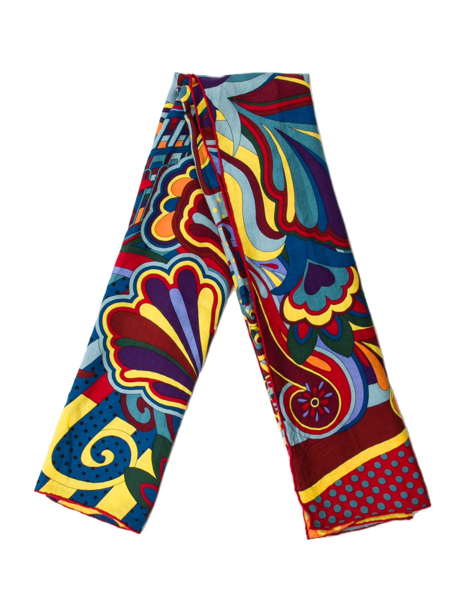 Hermès Faubourg Rainbow Cashmere Shawl