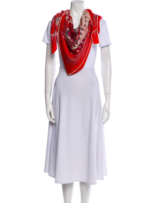 Hermès Plumes En Fete Cashmere Shawl