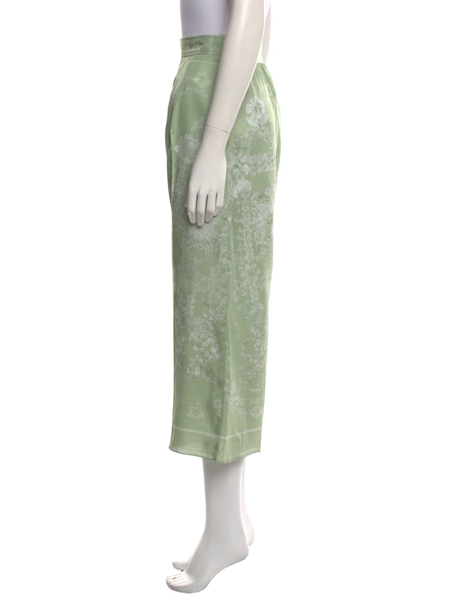 Hermès Silk Wide Leg Pants w/ Tags