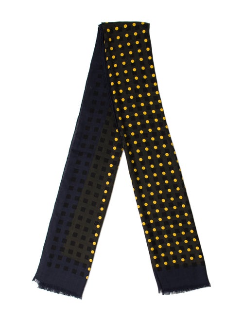 Hermès Polka Dot Printed Cashmere Scarf