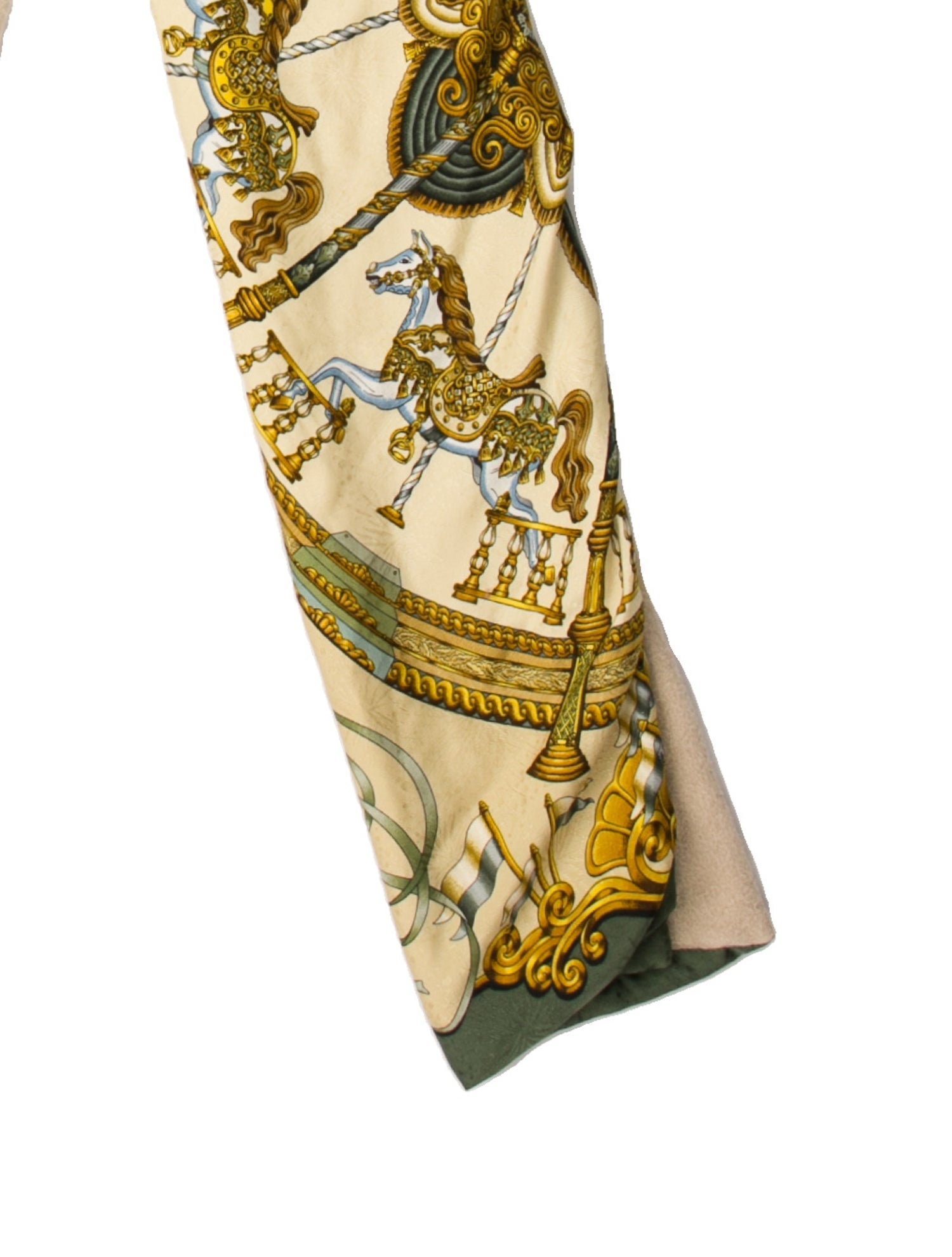 Hermès Luna Park Jacquard Double Face Silk Muffler