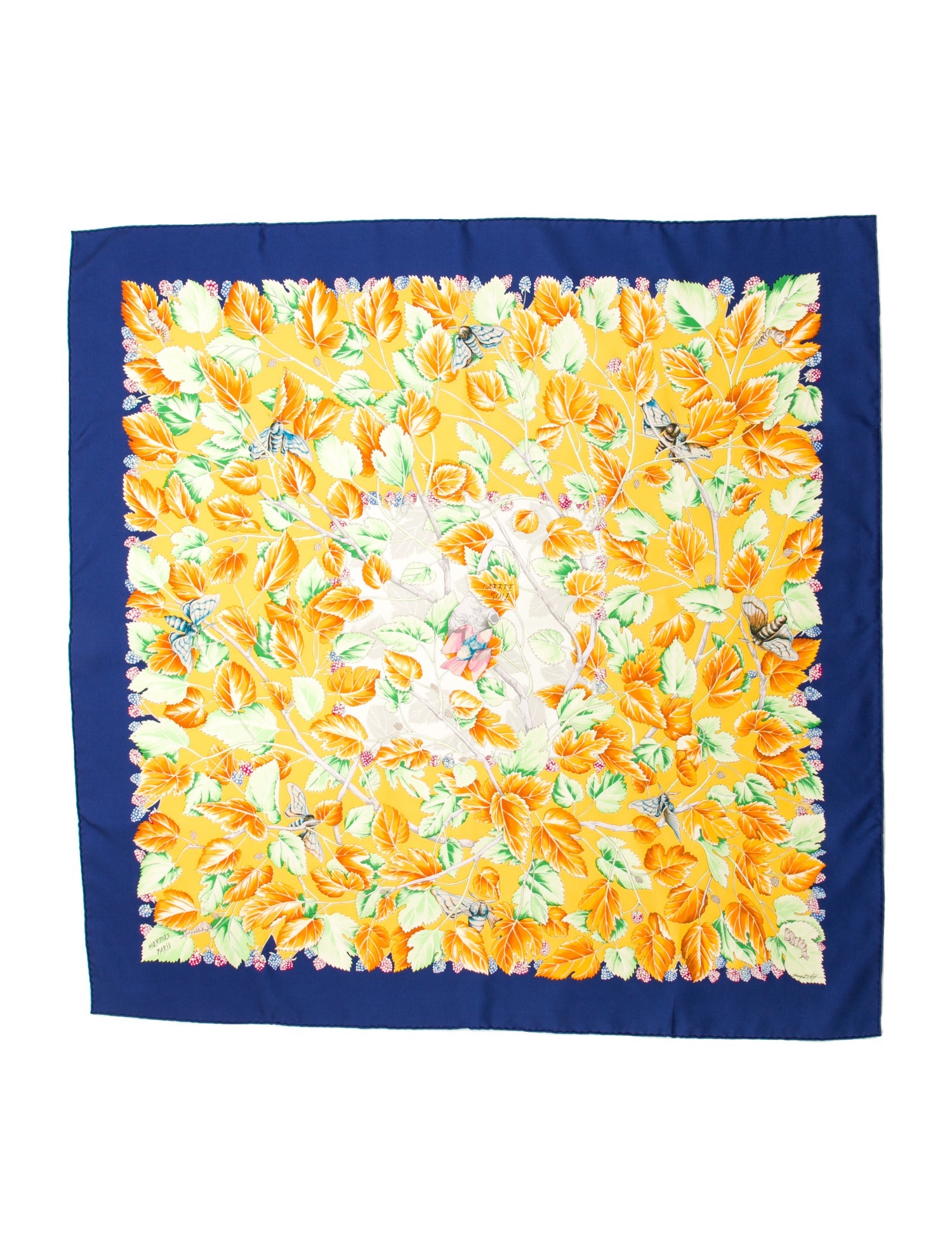 Hermès L'Arbre de Soie Silk Scarf