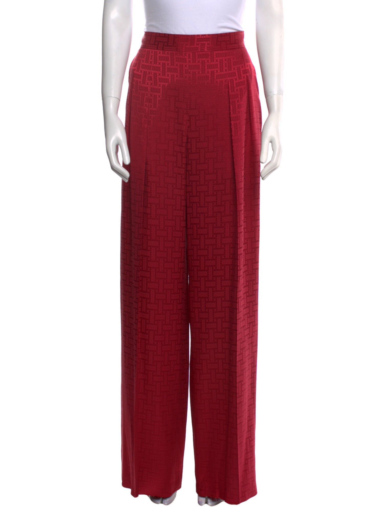 Hermès Silk Wide Leg Pants w/ Tags