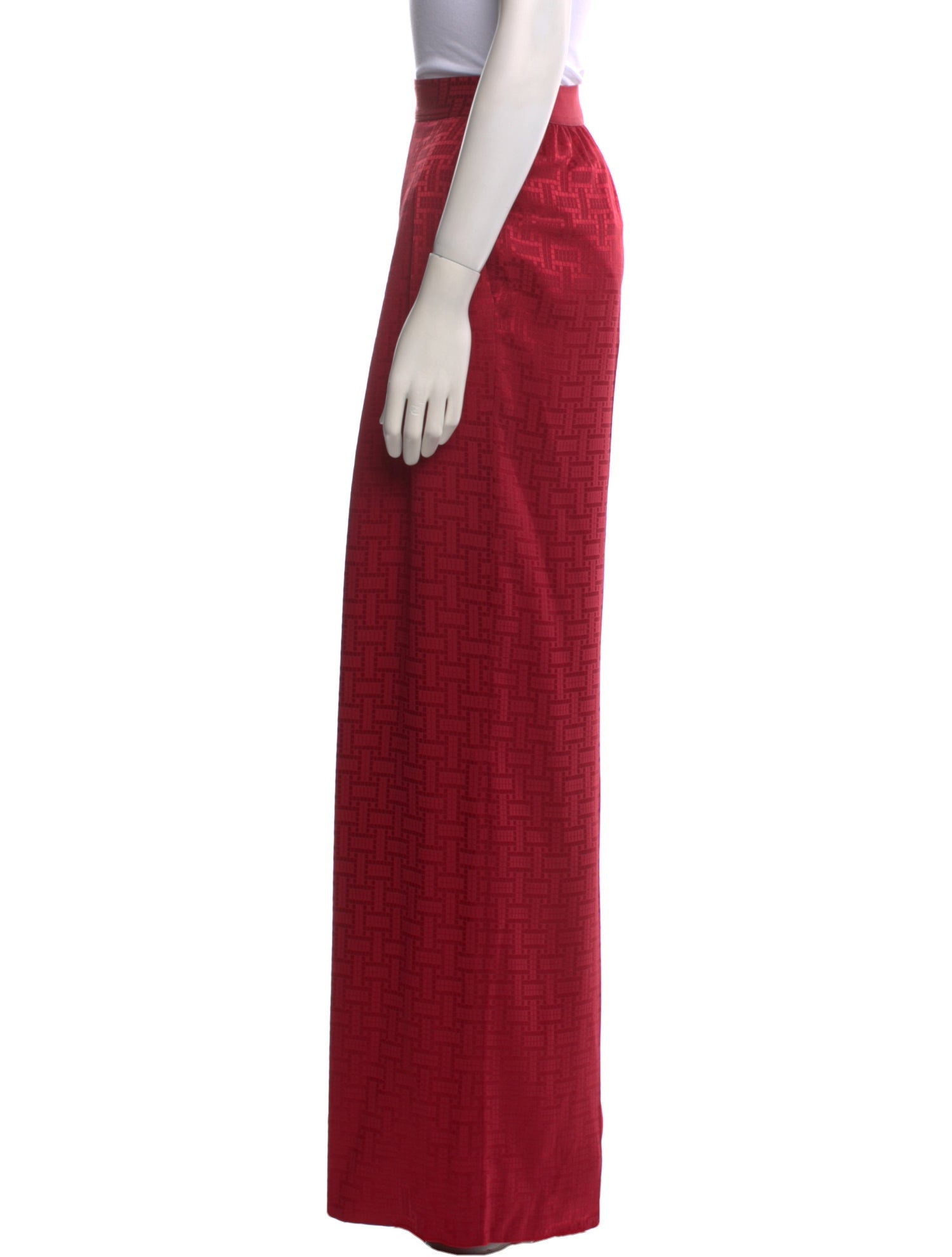 Hermès Silk Wide Leg Pants w/ Tags