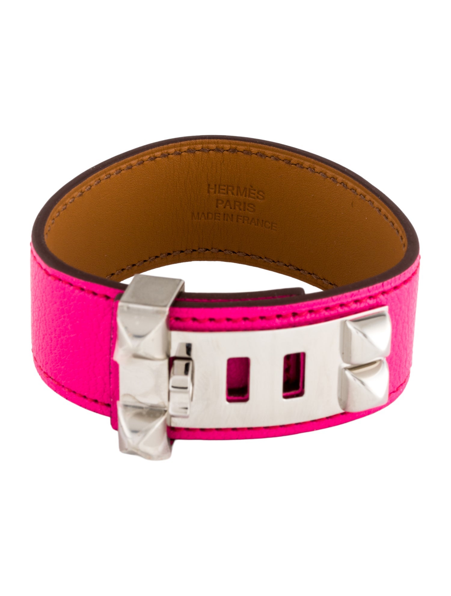 Hermès Leather Collier de Chien 24 Wrap Bracelet
